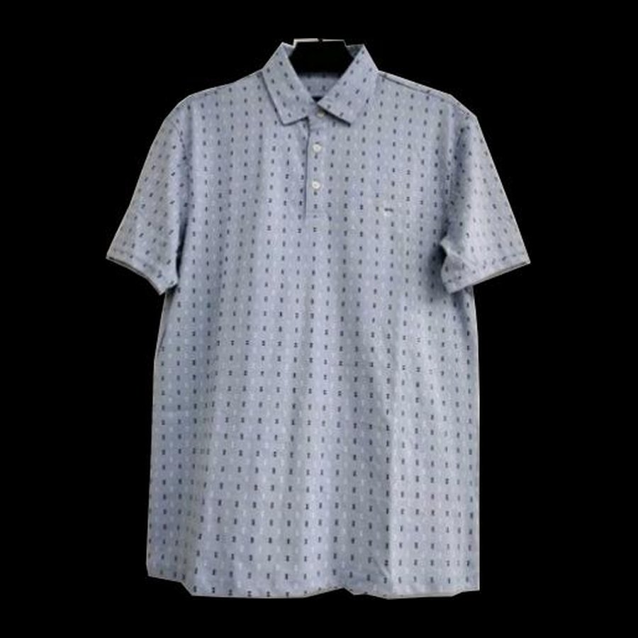 Knit polo shirt sample